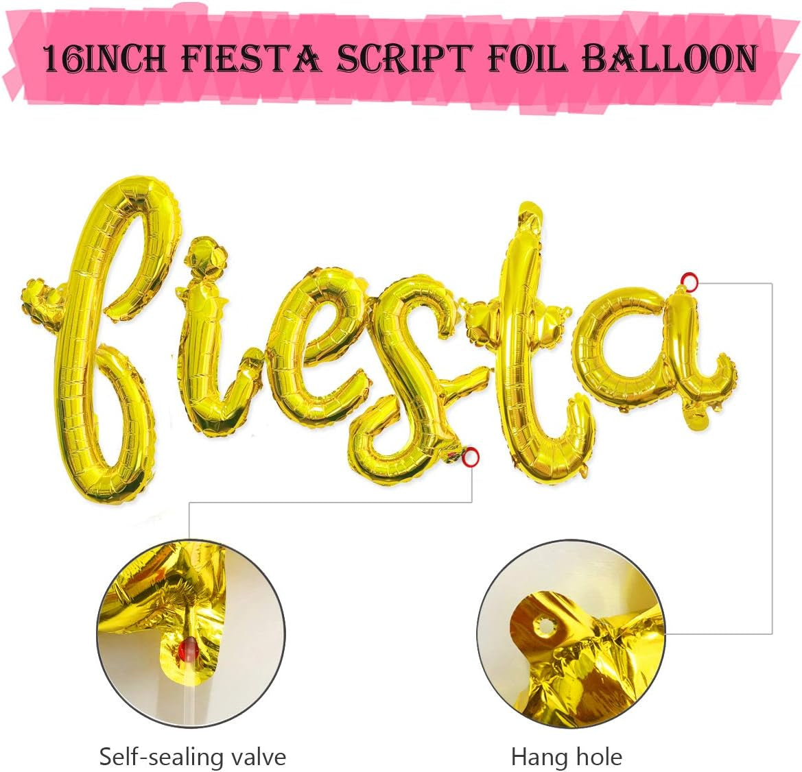 Fiesta Balloons Garland Kit Latex Balloons Balloon Arch Strip Set for Cactus Baby Shower Decorations Mexican Fiesta Party Decorations