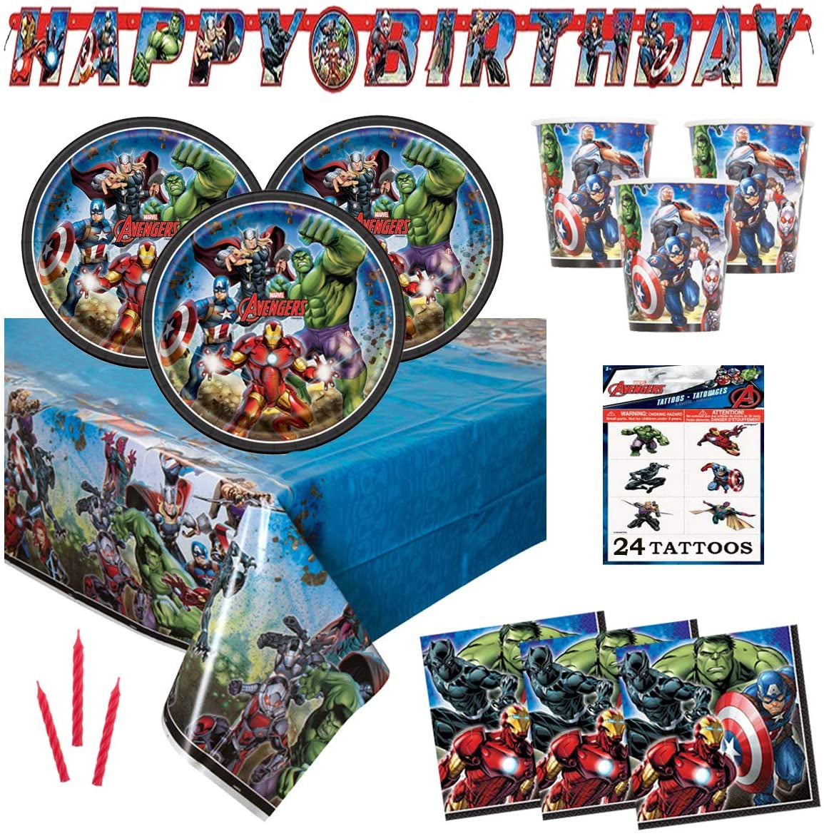 Avengers Party supplies