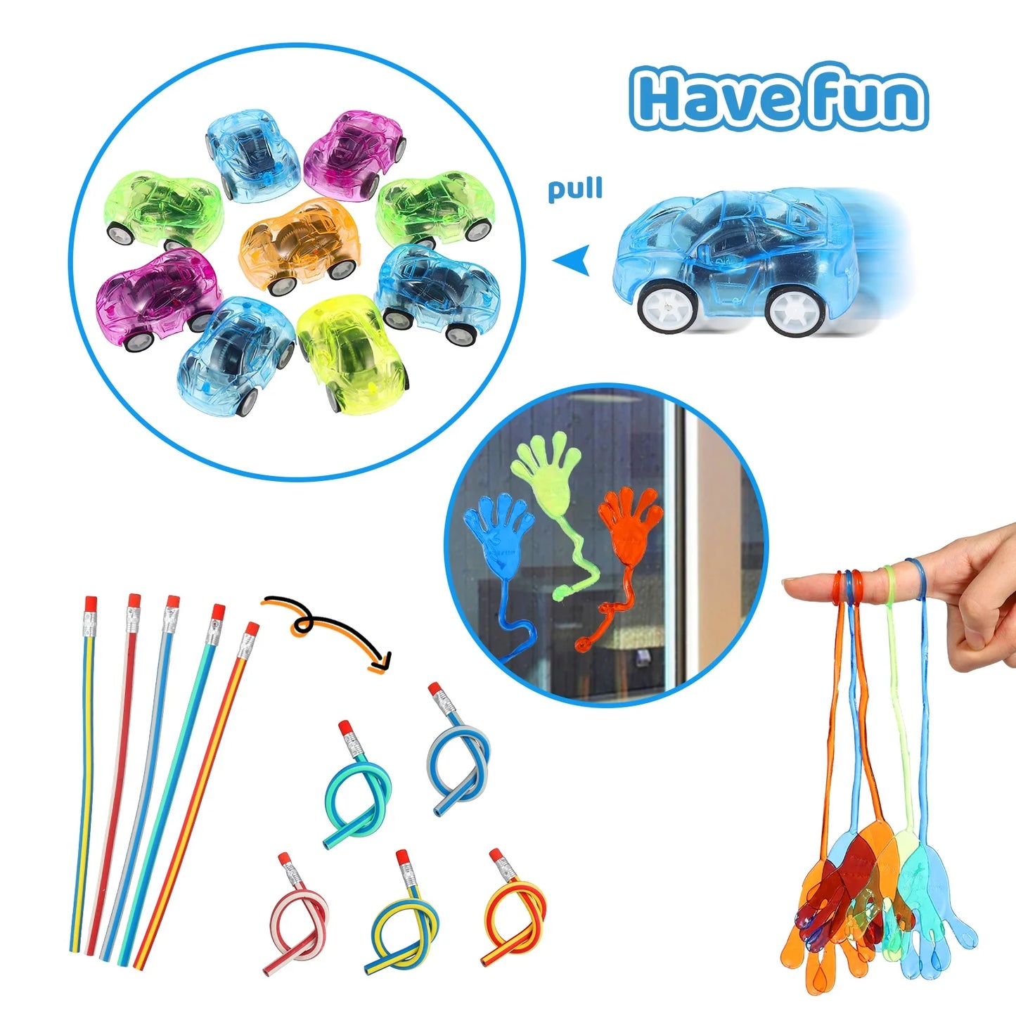 85 Pcs Kids Birthday Party Favors 