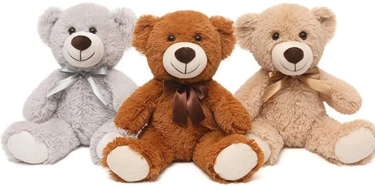 13.8" Small Teddy Bear Cute Bear Stuffed Animals 3 Pack