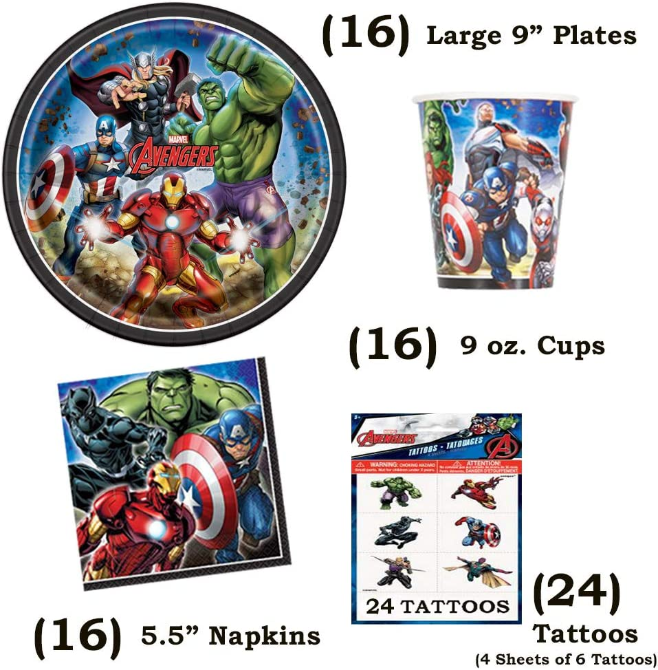 Avengers Party supplies