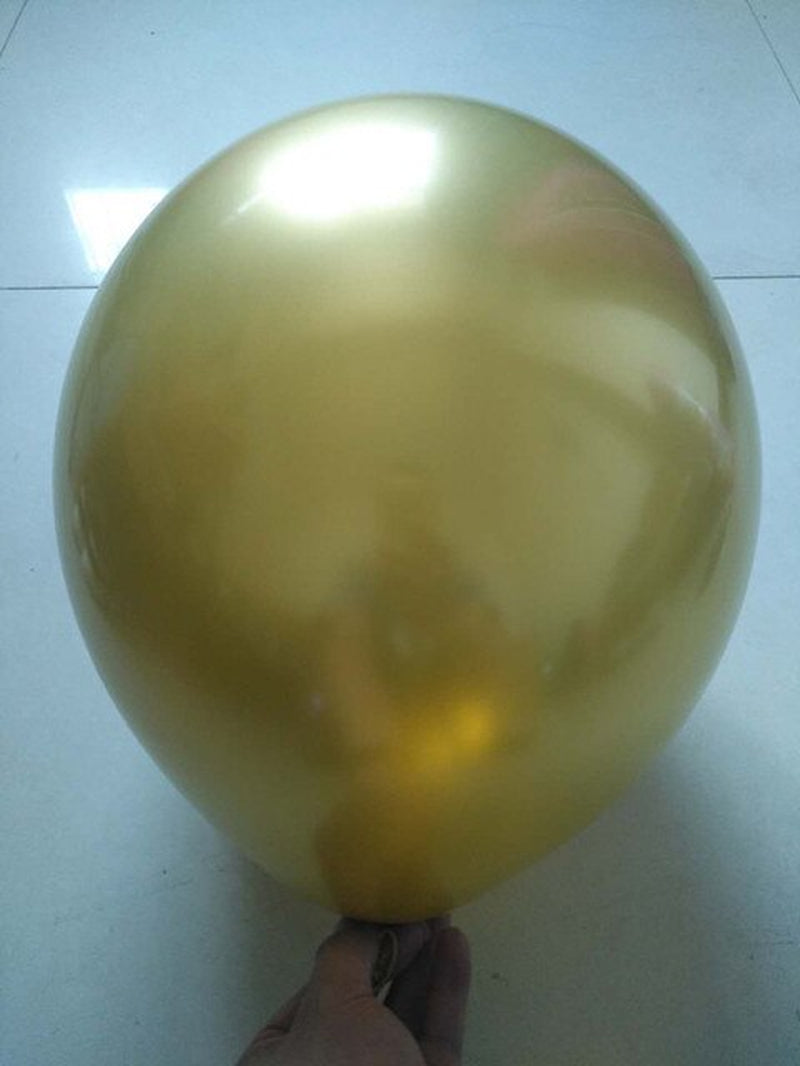 EACH PARTY 20Pcs 12 Inch Metal Latex Balloons Wedding Decorations Metal Color Balloon Birthday Party Decorations Adult Christmas