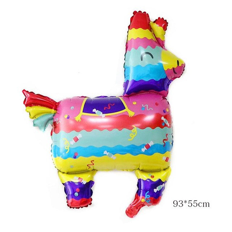Mexican Party Alpaca Cactus Foil Balloon Alpaca Llama Banner Bachelorette Pinata Balloon Party Decor Summer Birthday Supplies