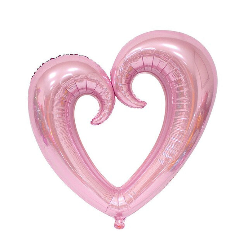 40Inch Giant Hook Heart Foil Balloons Wedding Decoration Hollow Heart Helium Ballon Valentine'S Day Decor Birthday Party Globos