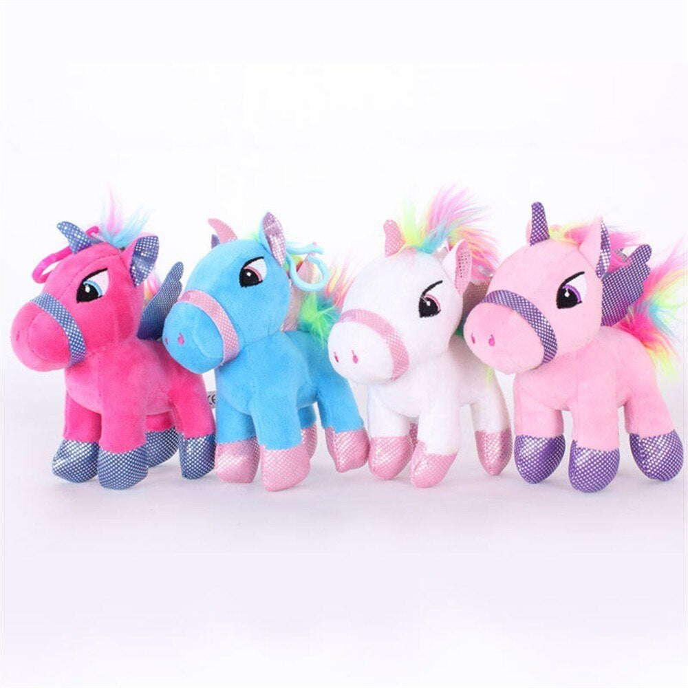 Cartoon Rainbow Unicorn Plush Doll Toys Cute Unicorn Stuffed Animals Plush Doll Unicorn Stuffed Animal Horse Children Baby Gift
